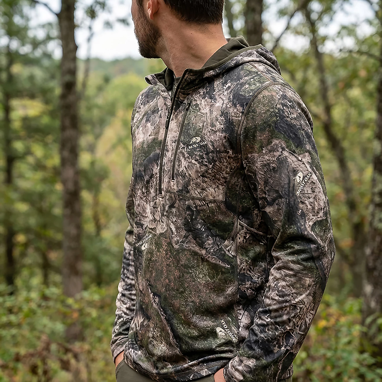 Magellan Outdoors Pro Men's 1/4 Zip Long Sleeve Pullover Top - Image 3