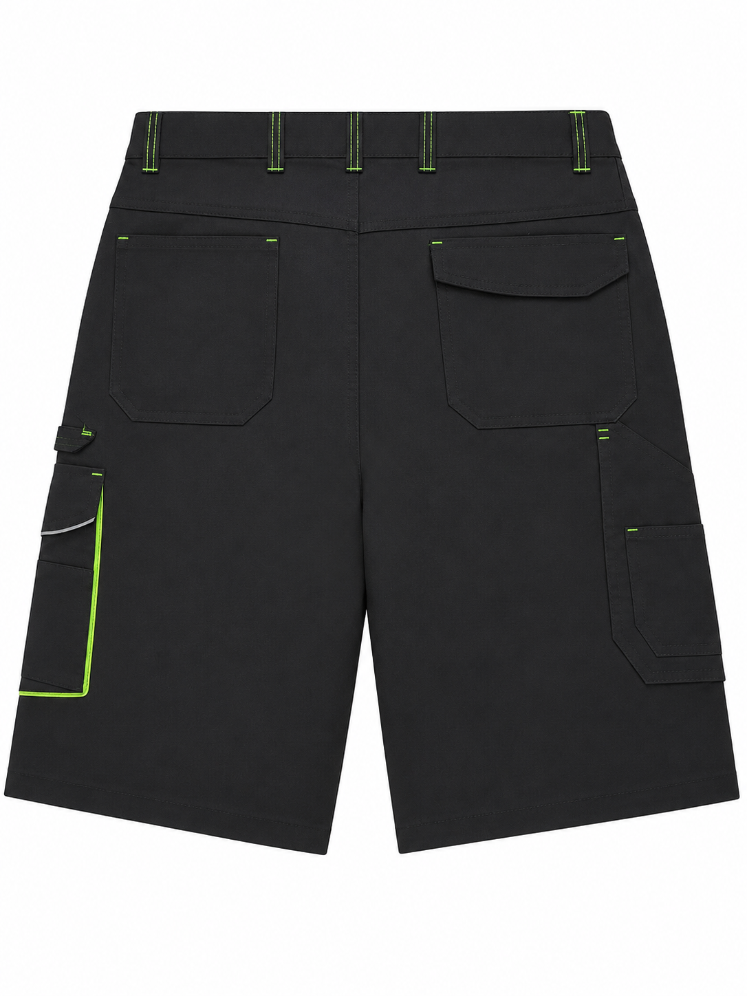 Black-yellow Strike Work Shorts - Image 3