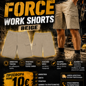 Force Work Shorts BEIGE🛠️