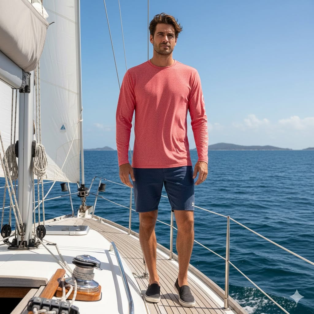 Xtreme Reversible Crew Long-Sleeve T-shirt PINK drytec Διπλης Οψης - Image 8