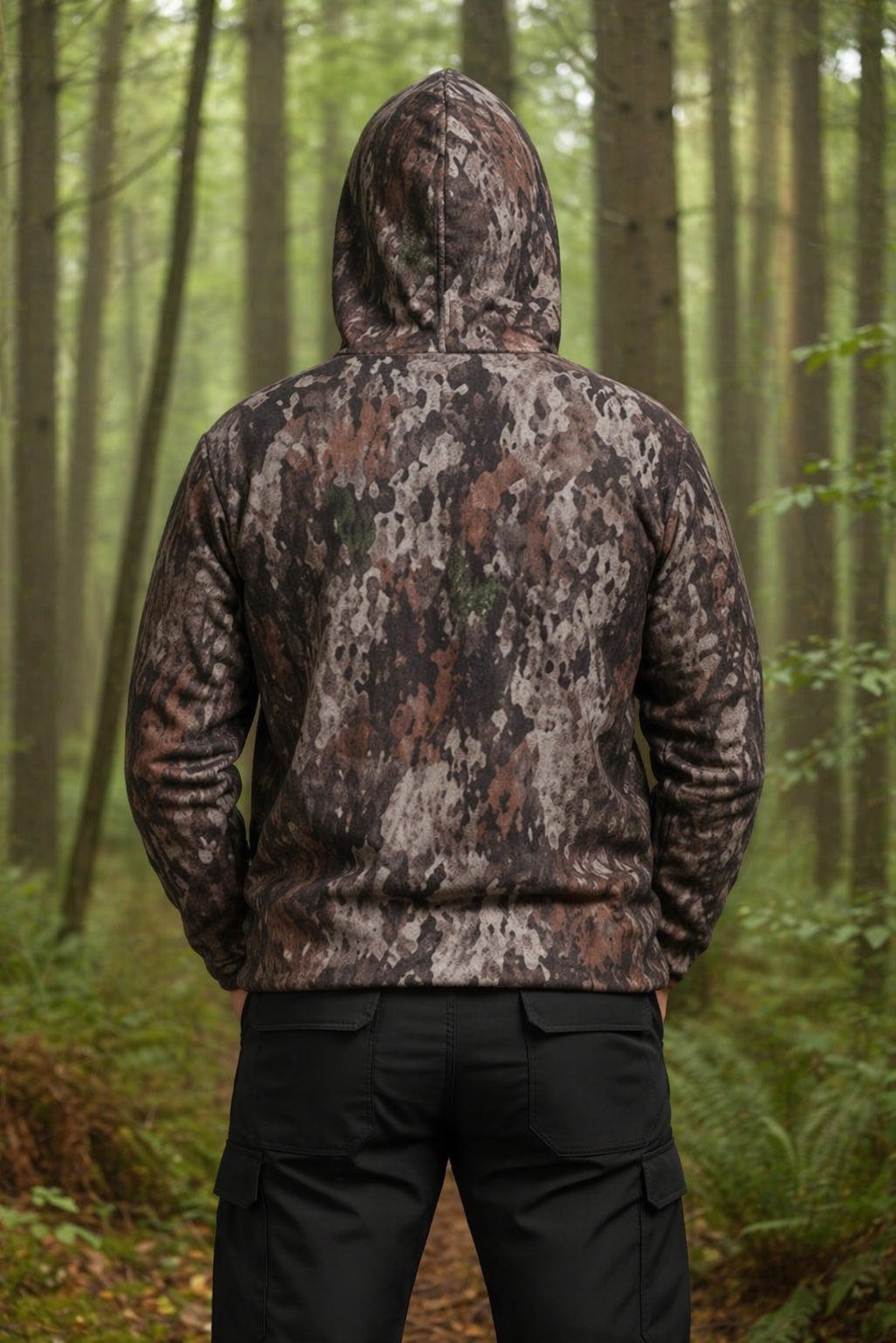 LA GARROCHA A-TACS CAMO Softshell Tactical Anorak με Waffle Fleece Επένδυση - Image 3