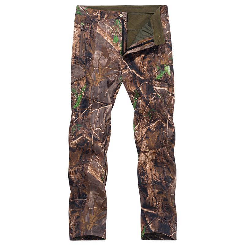 HUNTING LIGHTGEAR BROWN Softshell Αδιάβροχο Σετ Παραλλαγής Δάσους με Fleece Επένδυση - Image 5