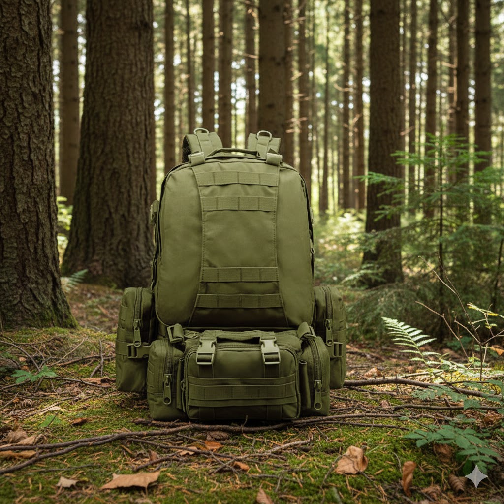 EXTREME TACTICAL BACKPACK ΧΑΚΙ - Image 7