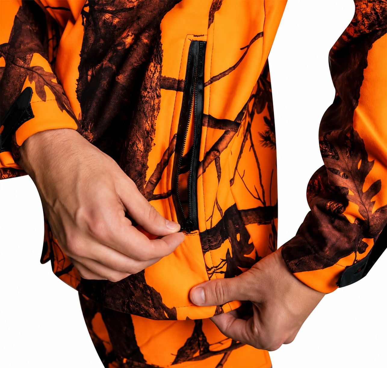 Softshell Κυνηγετικό τζάκετ Pigprint Ace orange - Image 5
