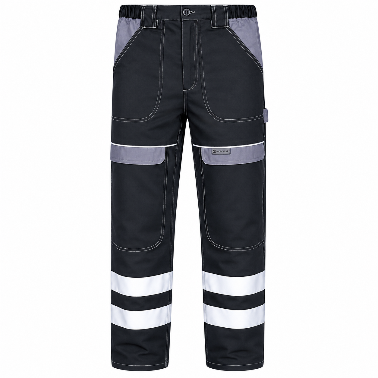 ARDO Reflective Stripes Παντελόνι Εργασίας 100% Βαμβακερό με Ανακλαστικές Ρίγες - Image 5