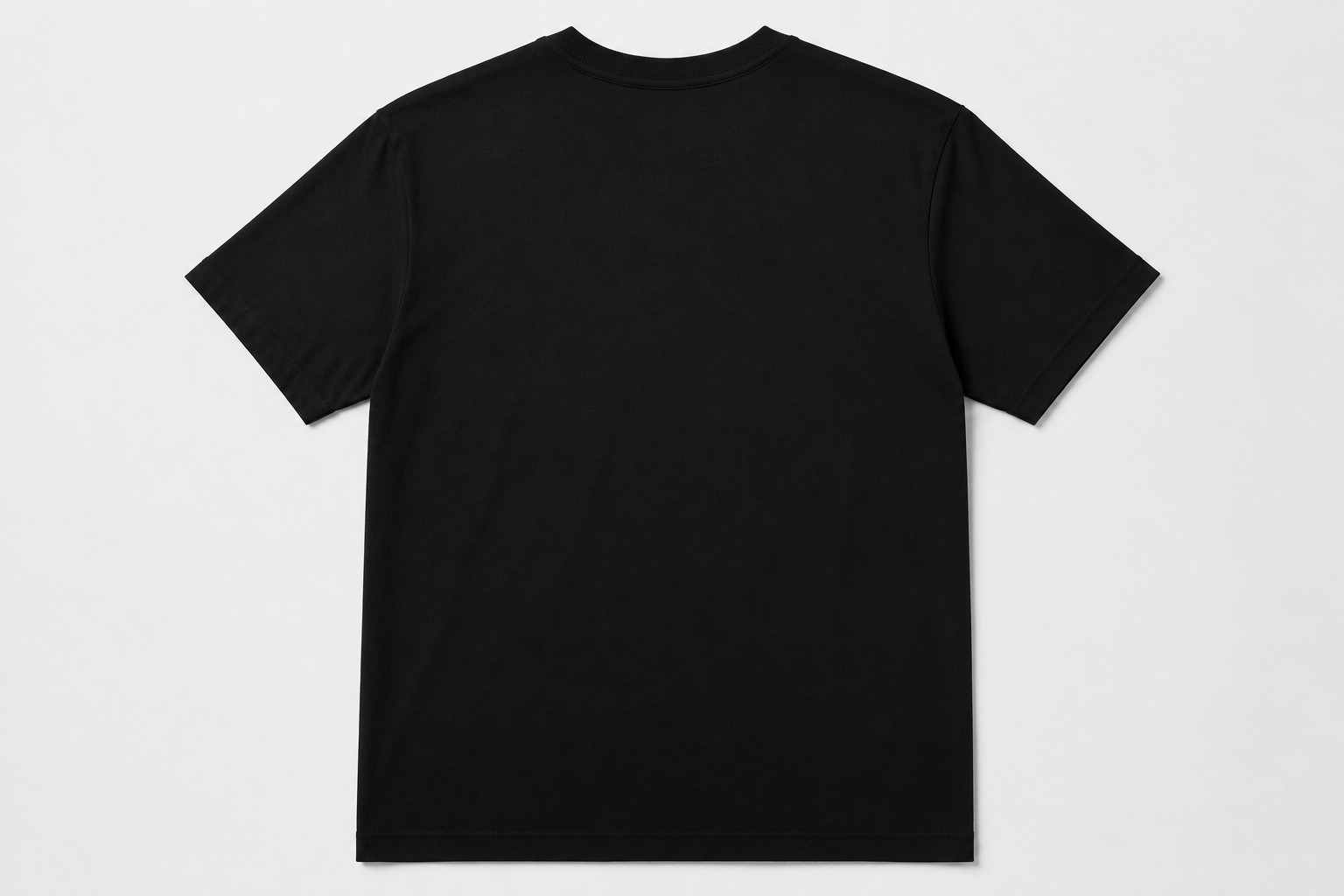 Premium Black T-Shirt 250gsm Μαύρο - Image 4